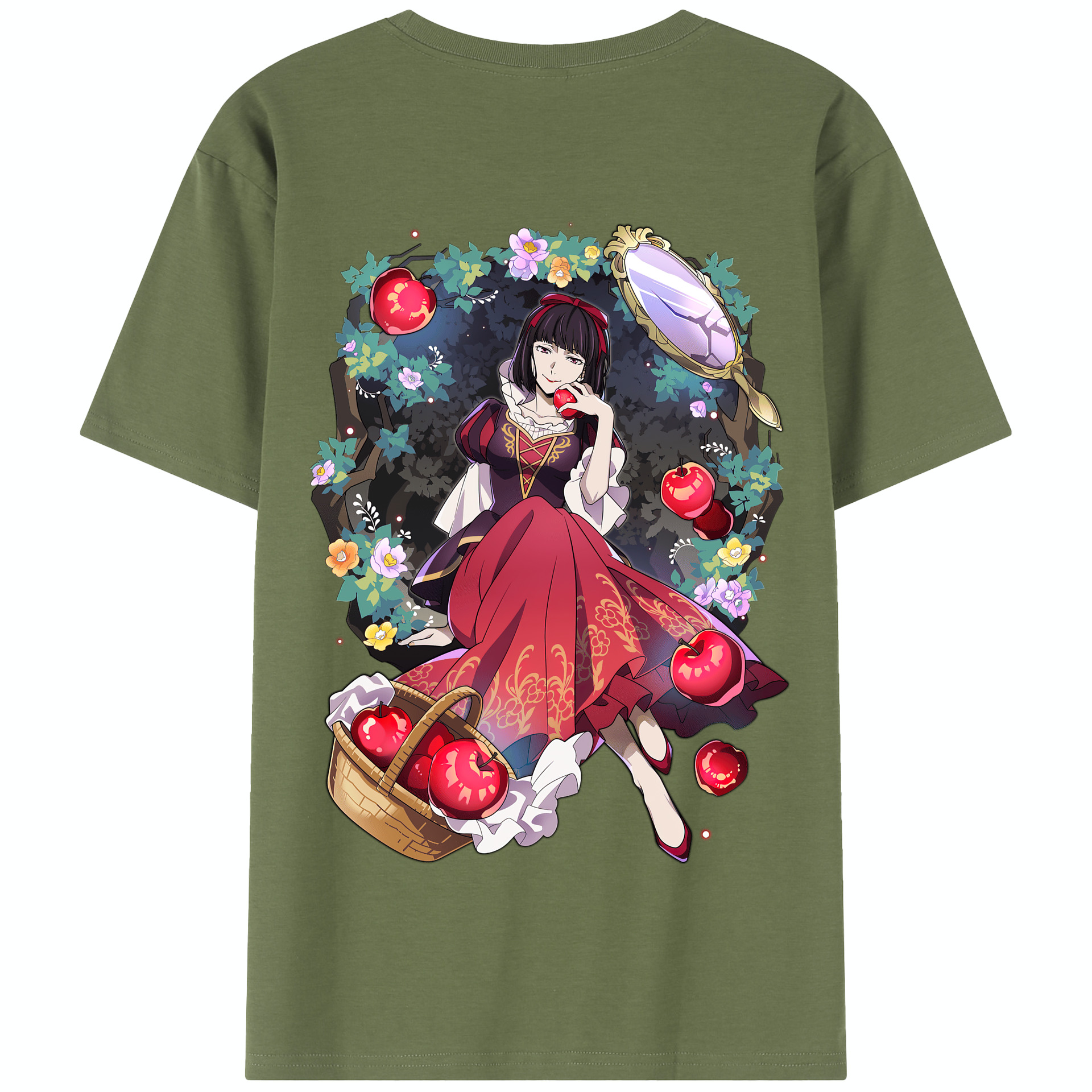 （画像用） 文豪ストレイドッグス Bungo Stray Dogs 綿100％半袖Tシャツ（背面プリント）